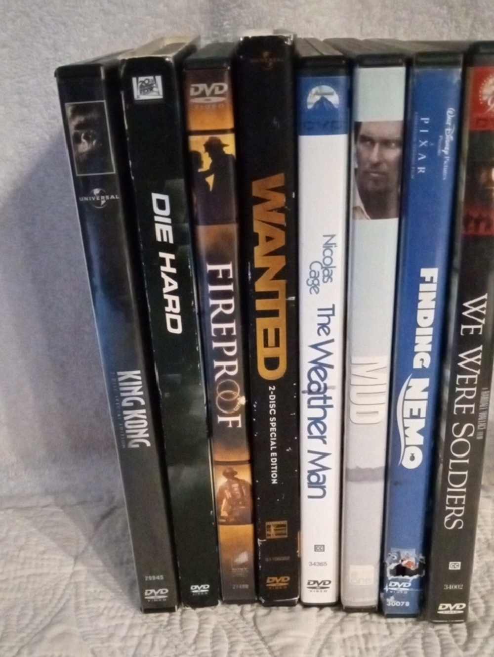 Wanted - Black DVD Spine | Movie DVD